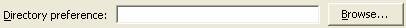 Eclipse Directory Field Editor.