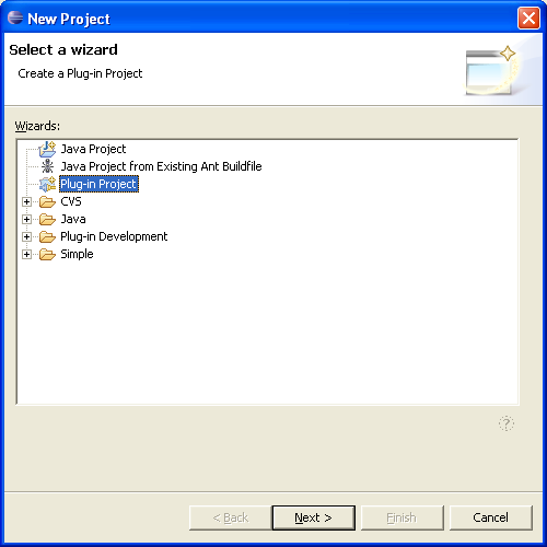 Create Eclipse Plugin Project