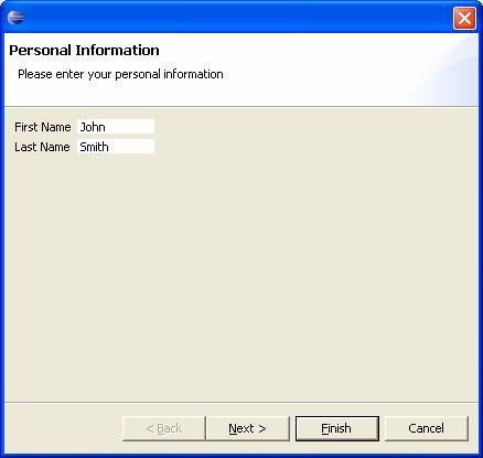 Eclipse Plugin Test the Wizard