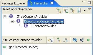 interface IStructuredContentProvider