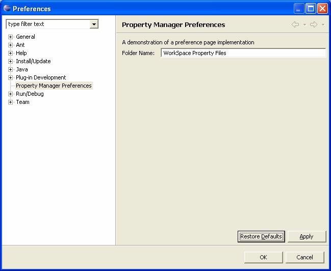 Eclpse Plugin Folder Name Default