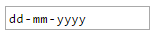 HTML5 date input example1
