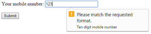 HTML5 tel input example1
