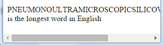 HTML wbr element example