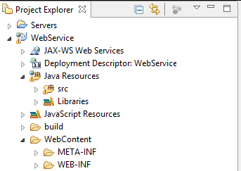 Structure of web application