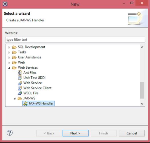 Fig - WS Handler from the select window