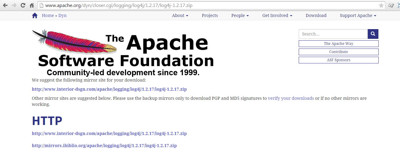 Download Eclipse Zip file