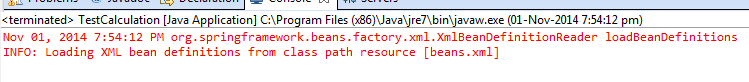 constructor of Calculation class is not printed