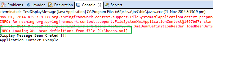 Path from where the beans configurations are loaded.