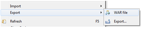 Fig create a WAR file