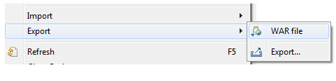 Fig - Click on WAR file