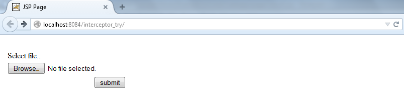 Figure : first page of application