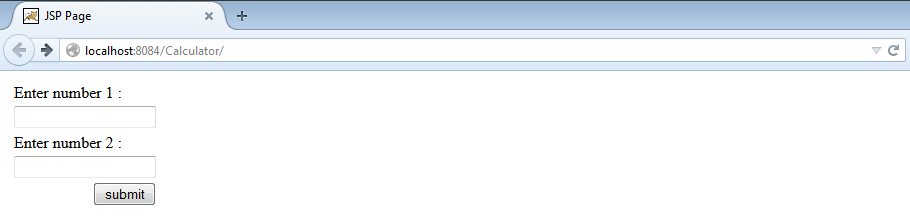 Figure : first successful run of application